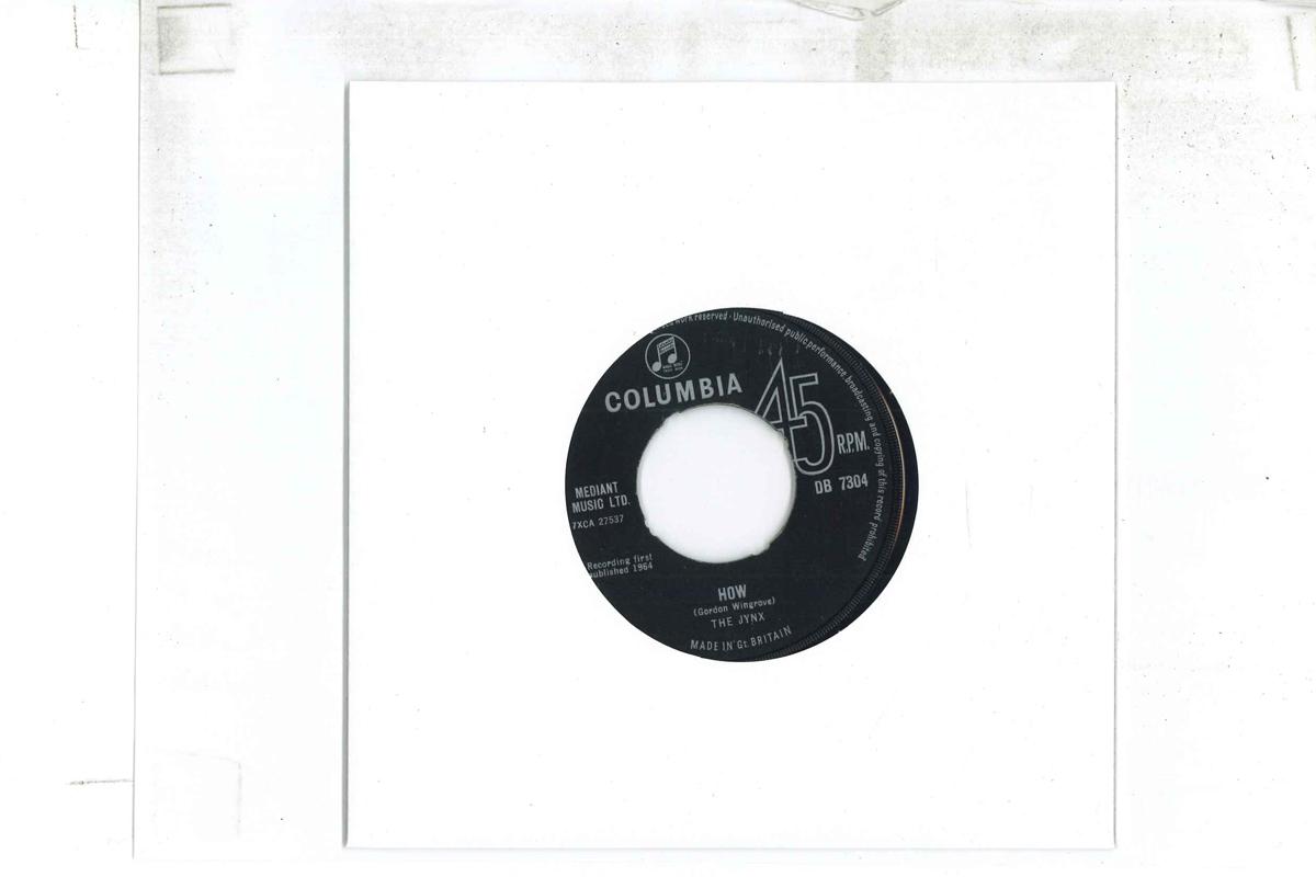 

7inch Record JYNX - How / Do What They Don t Say DB7304 COLUMBIA 1964 UK Rock Used