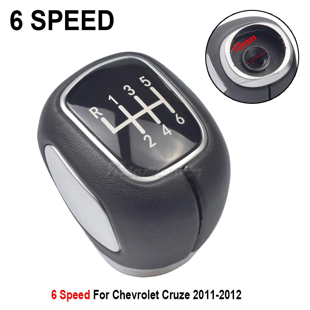 5/6 Speed Manual Gear Shift Knob Shifter Lever Head for Chevrolet Cruze 2009-2015