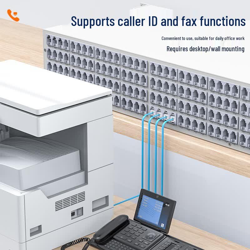 HuiGu 128-Port Telephone & Gigabit Ethernet Fiber Optic Extender