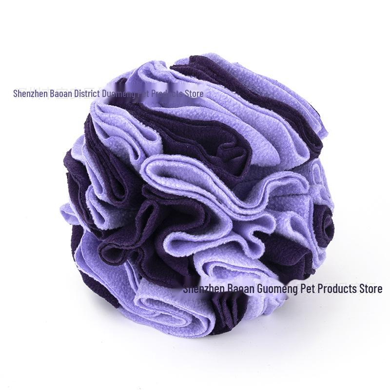 "Upgraded Dog Snuffle Ball - Interactive Pet Sniffing Toy for Snacks"