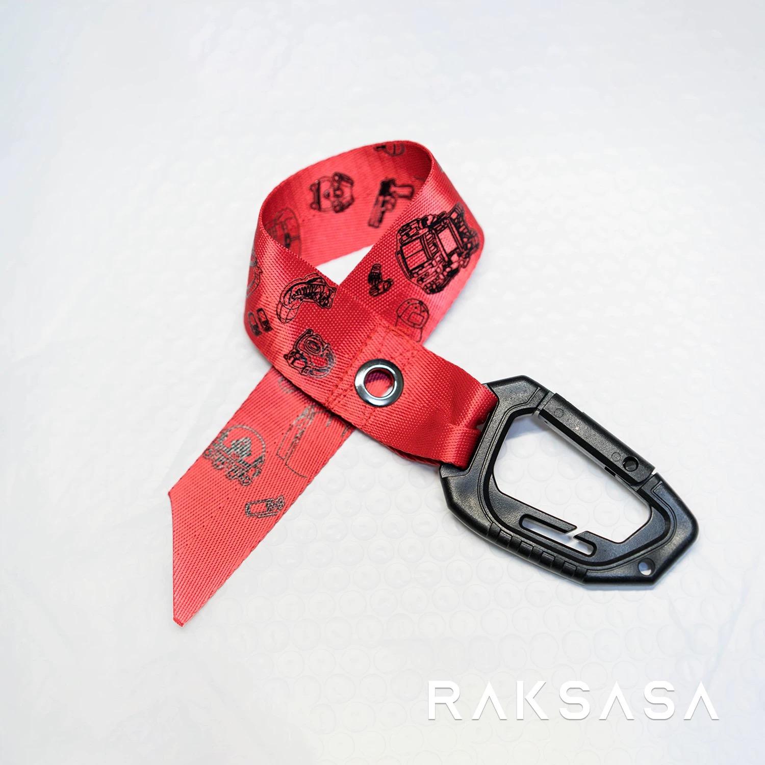 Multifunction Plastic Carabiner Ribbon Outdoor Tactical Backpack Pendant Accessories Luggage Hanging Strap