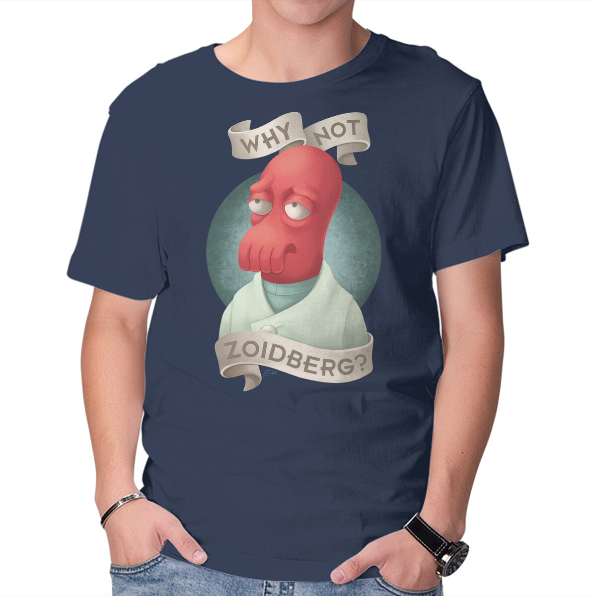 Unisex Crew Neck T-Shirt Why Not Zoidberg Graphic Short Sleeve Casual Tee XXXL