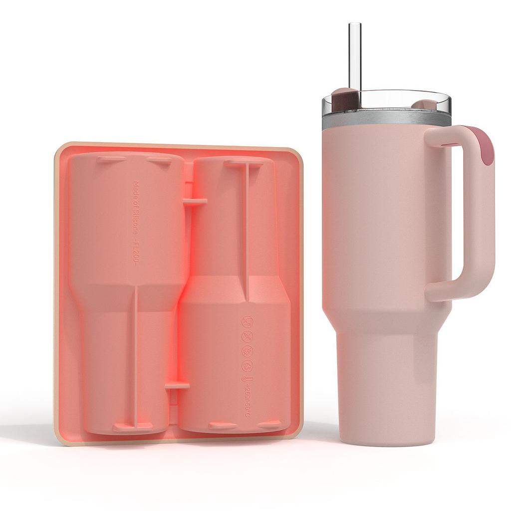 Water Bottle Ice Maker,Insulated Cup Ice Tray - Creative Silicone Ice Mold with Easy Release Design