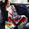 1pc Bat's Ideas Cartoon Blanket  Soft Throw for Home Decor, Gift Idea, Living Room, Travel, Camping, Car Blankets