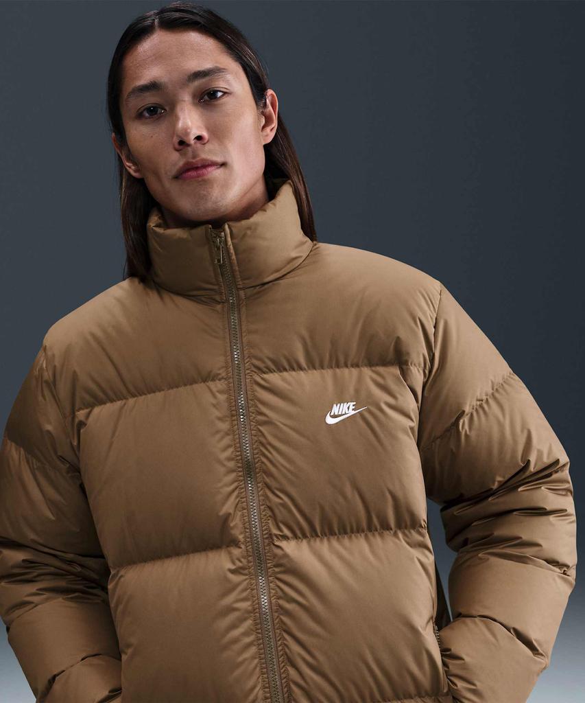 Nike Sportswear Club Therma Fit Padded Jacket M - Mosswood Brown:White / Ib2976-235