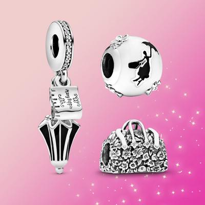 Echt 925 Sterling Zilver Mary Charm Poppins Paraplu Sieraden Fit Originele Mode Armband voor Vrouwen Mode-sieraden Cadeau
