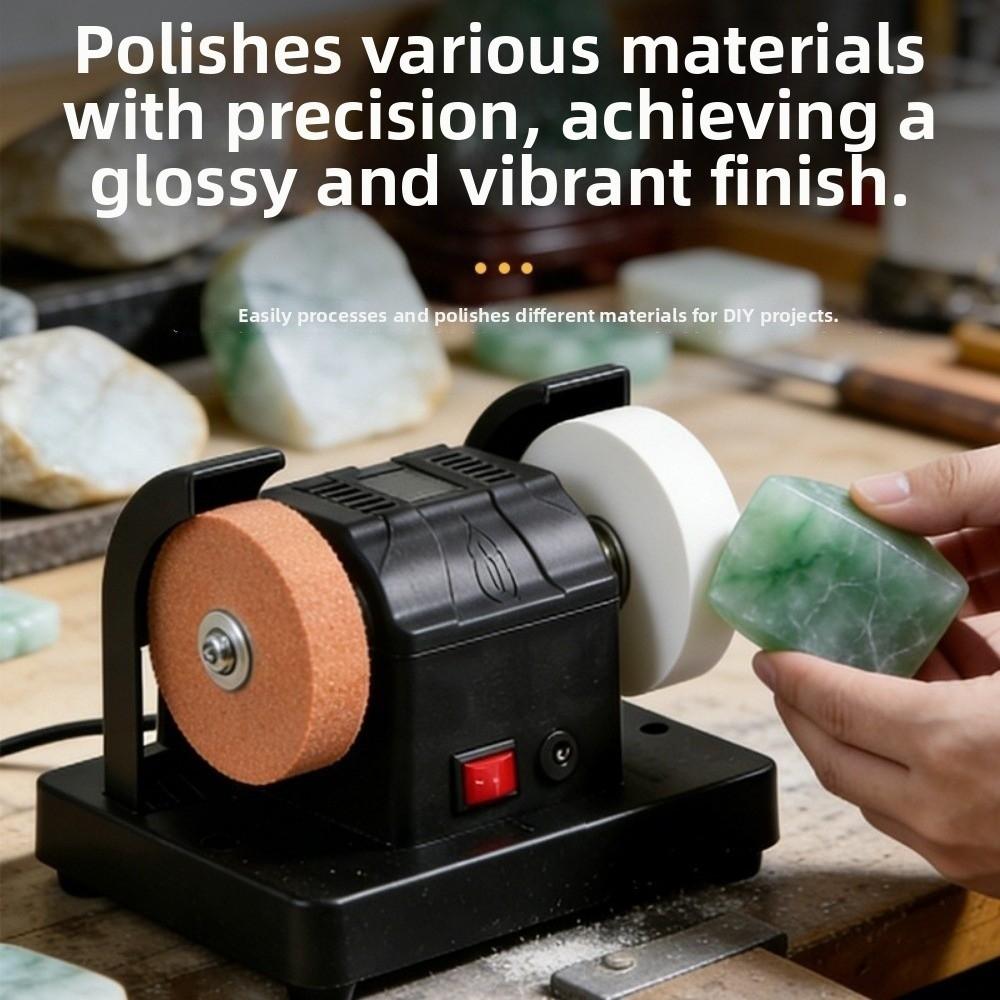 Automatic Electric Sharpener Motor-Driven Electric Polishing Machine Mini Bench Grinder Woodwork