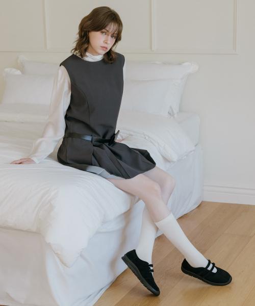 [Elizabeth Stuart] Two-Strap Mary Jane Flat Sneakers [EBAL157511]