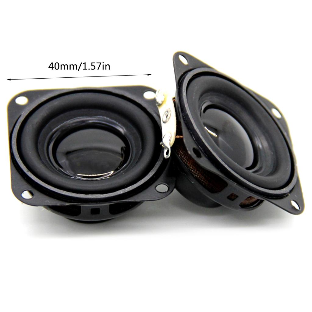 Versatile 40mm 3W Speaker Unit Internal Magnetic Loudspeaker Powerful & Compact Speaker Works with Most Devices Durable
