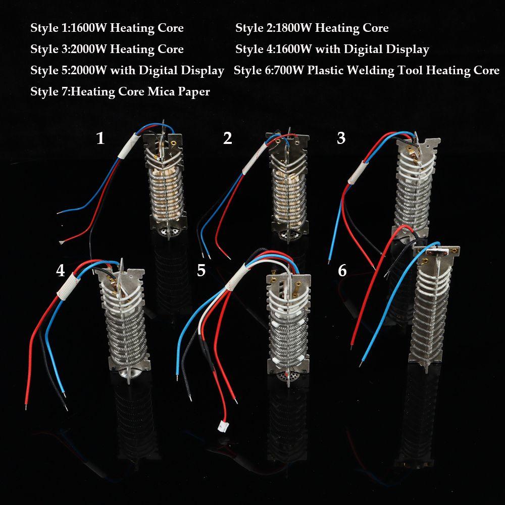 Horkovzdušná pistole Topné těleso Keramické topné jádro 220V Ohřívač Pro 8586 858 858D 8858 8586D Horkovzdušná pistole Rework Pájení Oprava