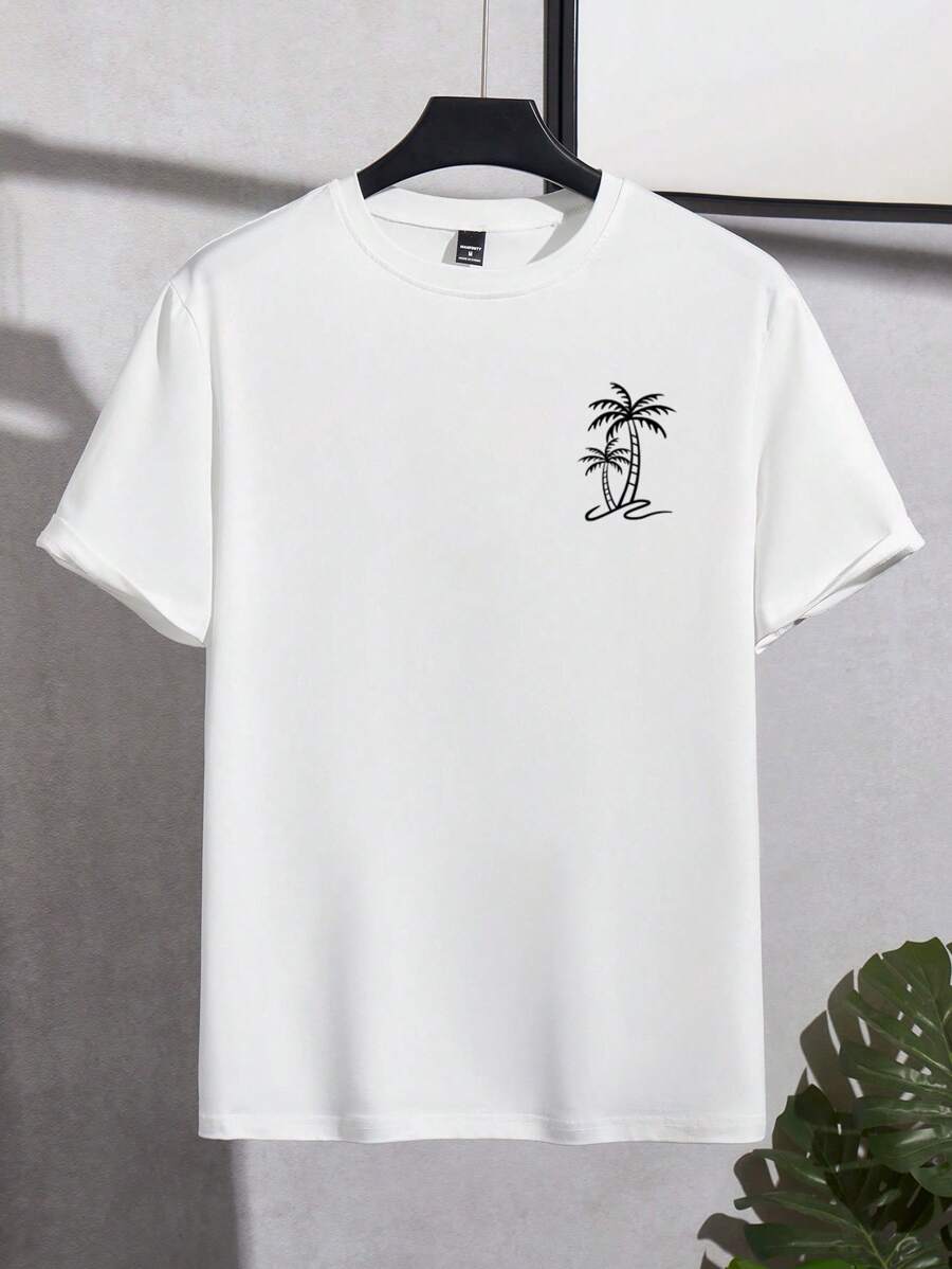 

Manfinity Homme Unisex s Letter Printed Slim Fit T-Shirt S