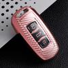 Geely New Emgrand GS Carbon Fiber Car Key Bag - Electroplated Soft Rubber