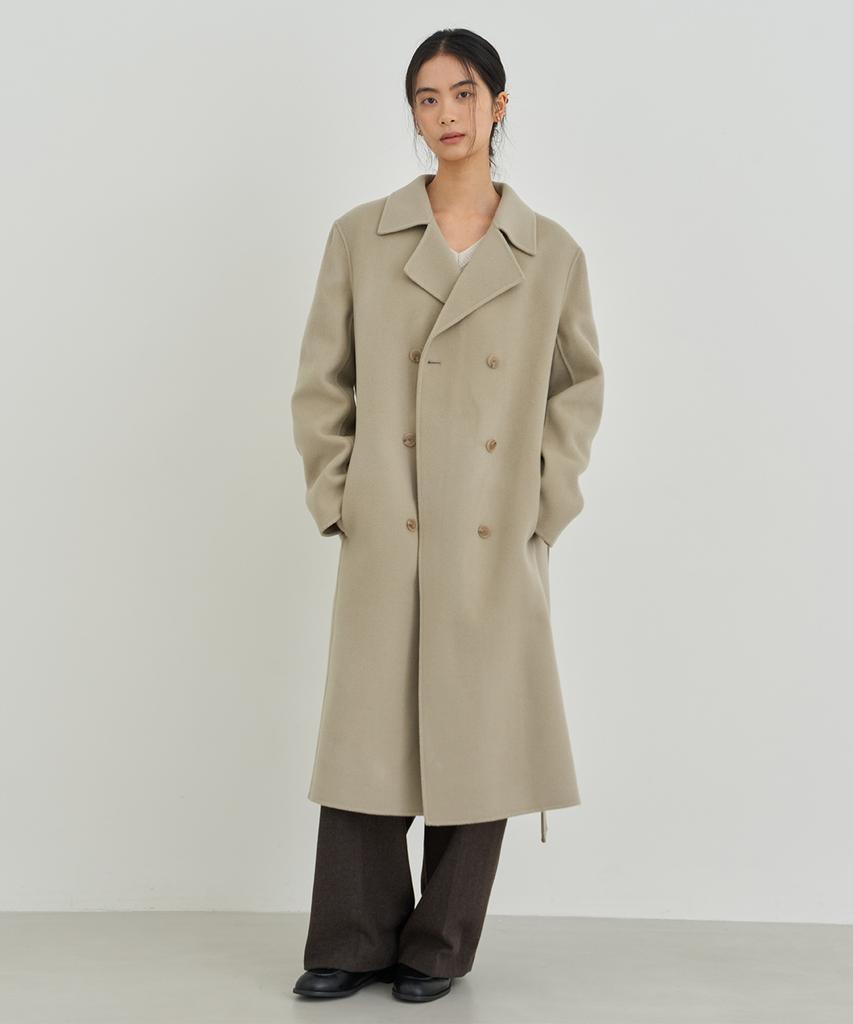 Aure Seoul Oversized Double Coat [Beige]