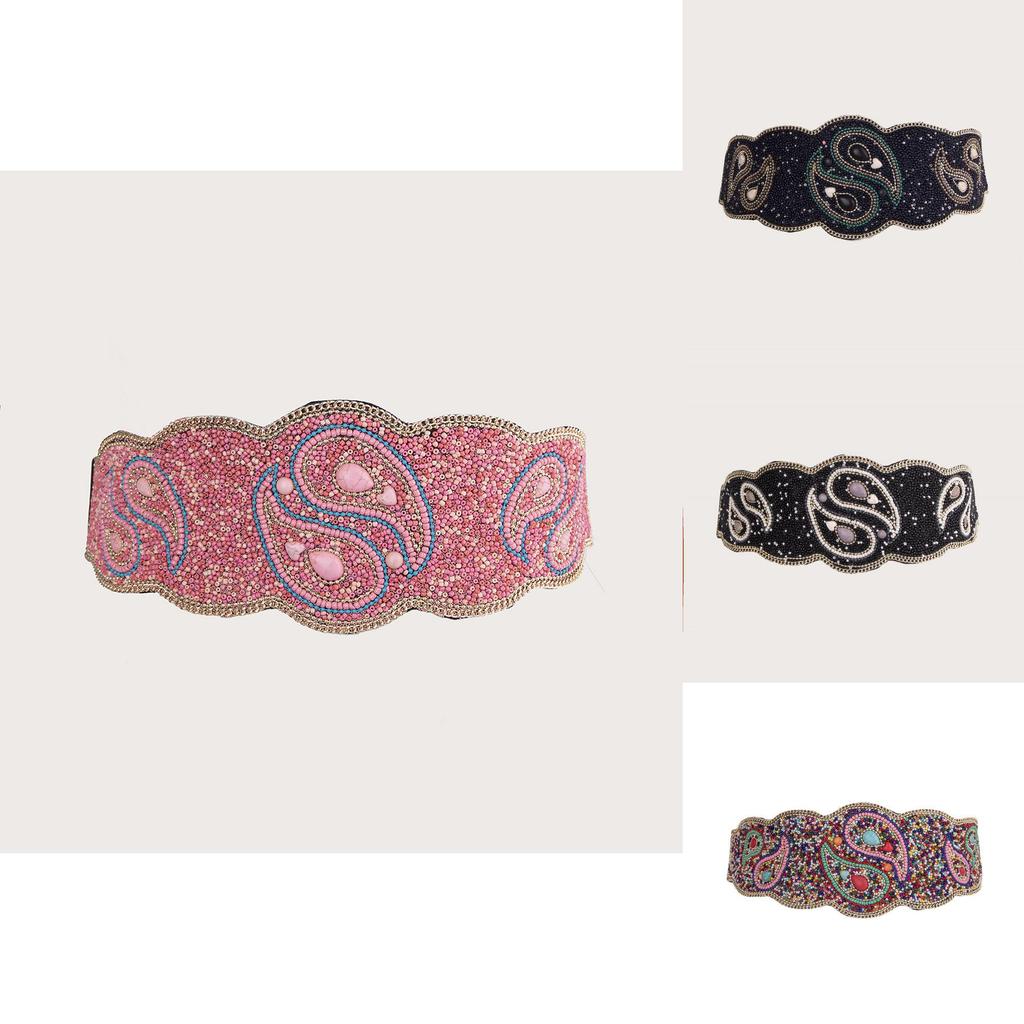 2024 Autumn Womens Belly Band With Taiji Pattern And Embedded Accents For Ethnic Style Outfits