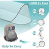 161° Full Protection Pop-Up Portable Mosquito Net Tent Instant Foldable Bed Canopy for Indoor Outdoor Use for Bed Camping Travel