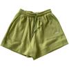 Women’s High Waisted Casual Sports Shorts Loose Fit A-Line Wide Leg Shorts with Drawstring