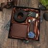 Regalo para el Día del Padre para hombres, nuevo set de caja de regalo de moda para negocios para novio, set nuevo de 5 piezas de verano para el Día de los Caídos.