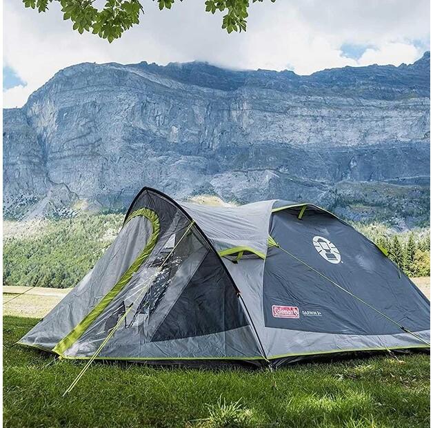Палатка туристическая Coleman Darwin 3 Plus трехместная серая