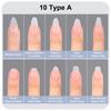100Pcs/Box Matte Fake Nails No Polishing Press On False Nails Medium Short Design High Matt Soft Gel Nail Tips For Extension