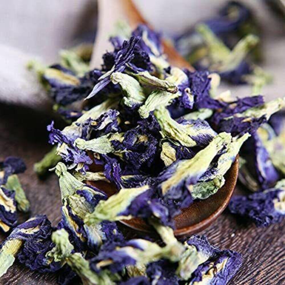 English Title: Premium Dried Blue Butterfly Pea Flowers Tea 500g Natural