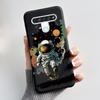 Cute Case For LG Q61 Capa For LG K61 Coque For LG Q70 Fundas Printing Shell Protective Cover Soft Silicone Cartoon Black Casing
