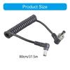 High Conductivity .5x2. Male Power Cable 80cm Locking For Monitors Laptop Chargers