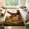 Lord Rings Carpet Design for Dining Room Balcony Dormitory Living Rooms Anti-slip Rug Anime Office Decor Perfect Gift for Women/Men