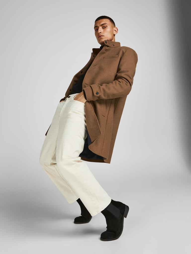Coat Jack & Jones Jprblamelton Wool Coat Sn (12177644) Dark Khaki Coat