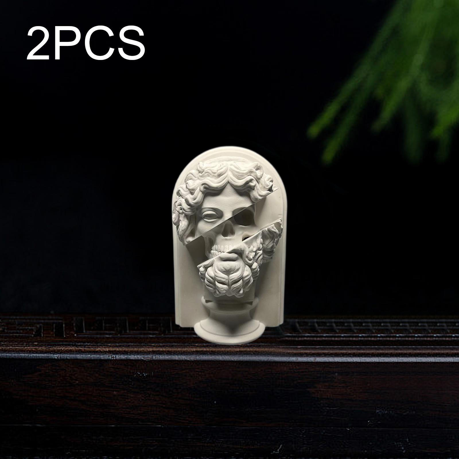 

Художественный эскиз статуи, греческая гипсовая статуя для домашнего декора, современная фигура 2Pcs