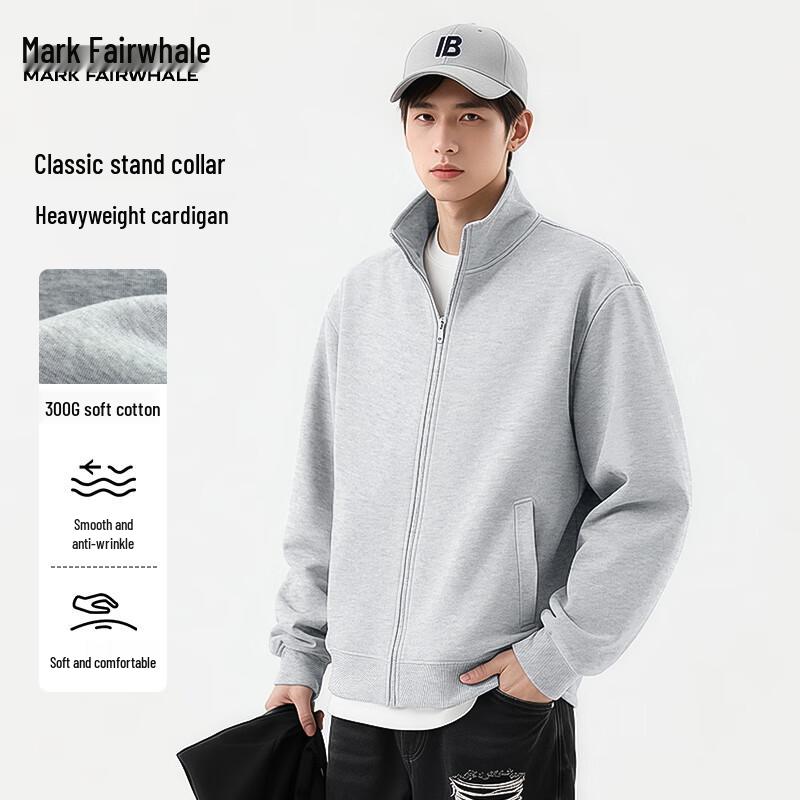 

Mark Fairwhale Men s Heavyweight Stand-Collar Sweatshirt 3XL