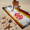 1 Stück Mainz Fußballwappen Strandtuch - Weiche, Saugfähige Mikrofaser, Leicht, Ideal für den Strand, Partys, Reisen, Camping Fanartikel