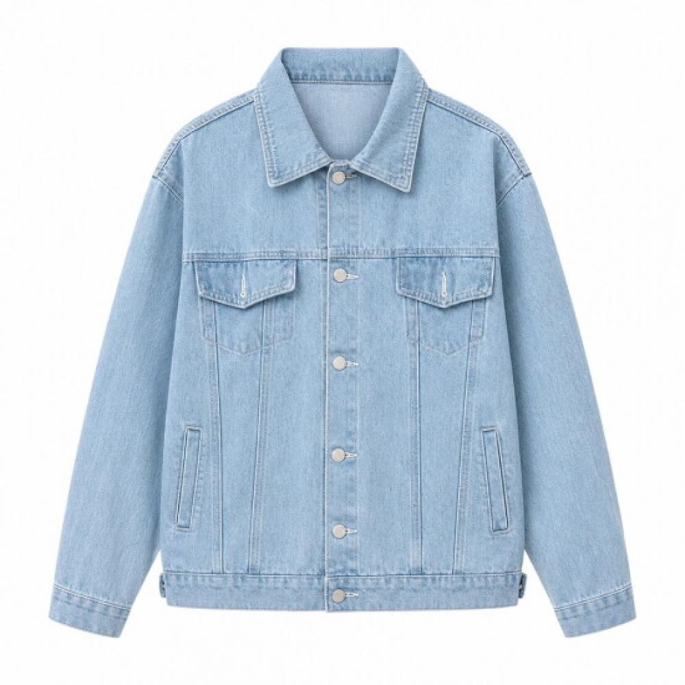 Limid Men S Denim Trucker Pocket Jacket Dmg Jua Q4163497