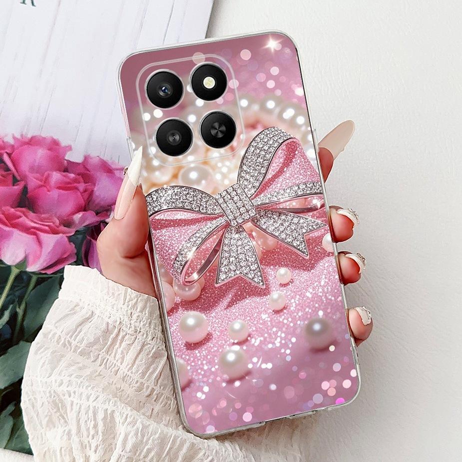 For Honor 400 Smart 5G Case LGN-NX1 Luxury Popular Painted Cover Soft Slim Phone Case For Honor X7d HonorX7d 5G Back Cover Coque
