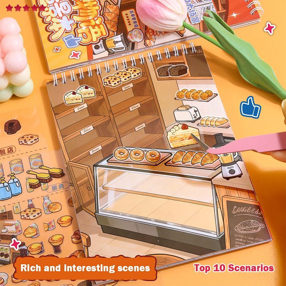 Product Landscape Landscape Stickers Small Book DIY Stickers  Decompression Activity