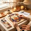 Resin Pearls DIY Pearl Art Kit Preprinted Canvas Halloween Pearl Art  Seasonal Home Decor