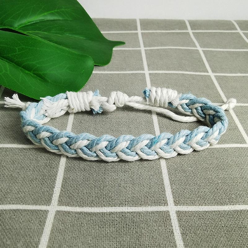 Handmade Korean Retro Adjustable Woven Bracelet for Men and Women