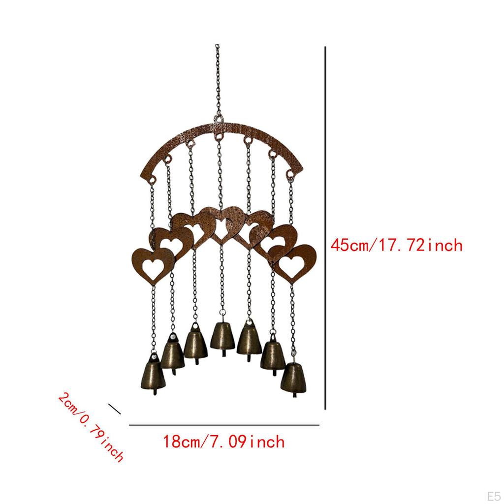 Metal Hanging Wind Chime ,Windchimes ,Antique Pendant, Christmas Decoration Decorative for
