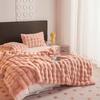 G5Z Thickened Warm Faux Fur Rabbit Fleece Blanket, Anti-Static Milk Velvet Throw for Sofa or Nap