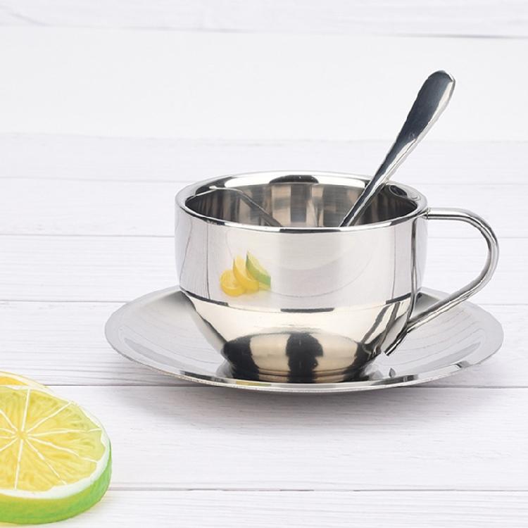 Edelstahl Kaffeetasse Kaffeetassen Espressotassen und Große Cappuccino Tasse