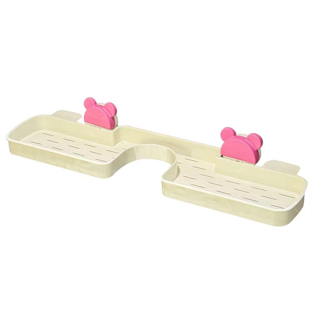 Suction Cup Design Dopamine Faucet Rack No-drill Bathroom Storage Rack  Bathroom Solutions