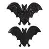 30 Stück 10cm Vlies Fledermaus Dekoration Halloween Ornament Accessoire Schwarze Fledermaus