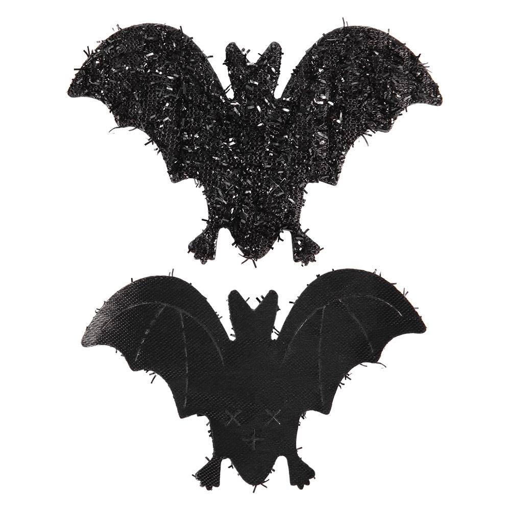 30 Stück 10cm Vlies Fledermaus Dekoration Halloween Ornament Accessoire Schwarze Fledermaus