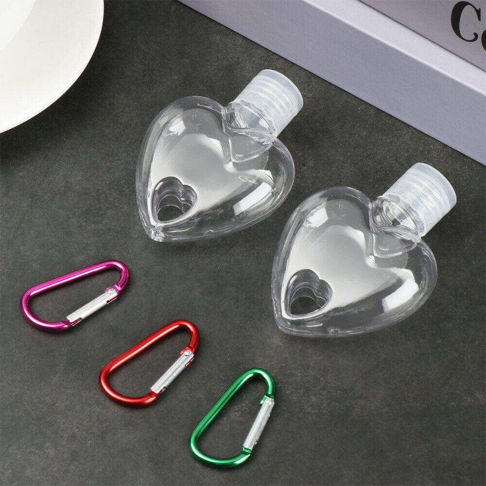 With Key Ring Empty Plastic Refillable Bottle Cosmetic Container Hand soap Bottle Spray Bottle