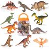10PCS/Set Mini Animal World Model Figure Action Toy Set Kids Collection Toy