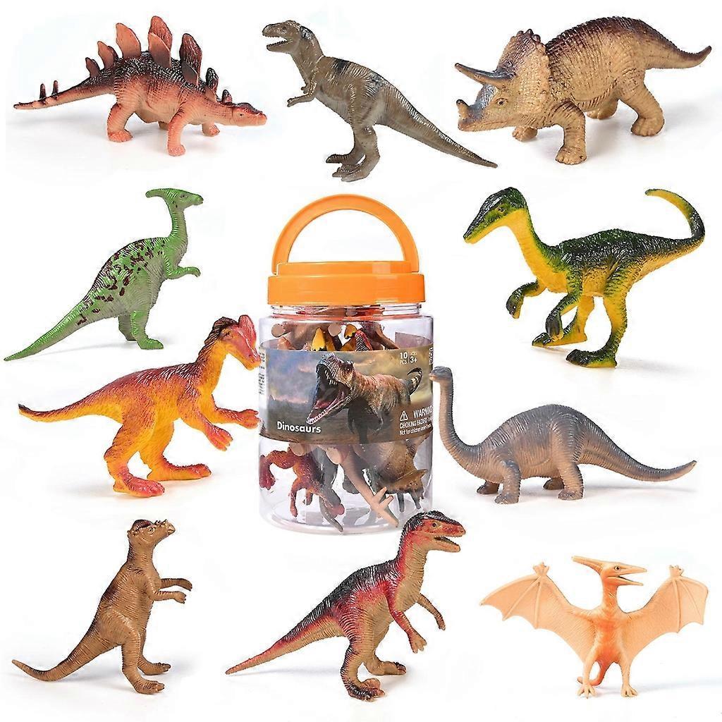 10PCS/Set Mini Animal World Model Figure Action Toy Set Kids Collection Toy