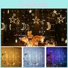 3.5m Led Fairy String Light With Twinkling Star Moon Design For Festive Decorations