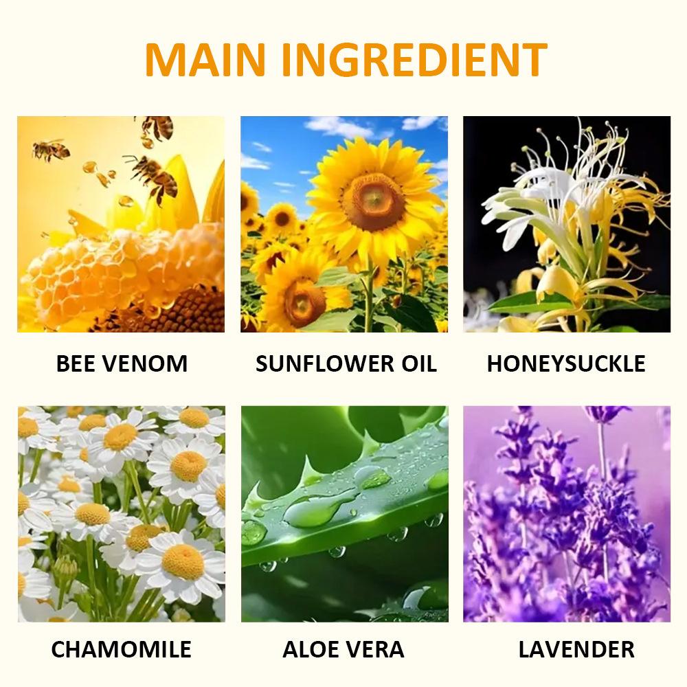Bee Venom Facial & Neck Cream - Firm, Lift, & Tighten Light Beige, Improve The Appearance of Sagging Light Beige - Suitable for All Light Beige Types