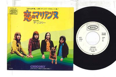 Płyta 7-calowa CHICORY TIP - Marianne / What's Your Name ECPA32PROMO EPIC 1972 Japonia Rock Używana