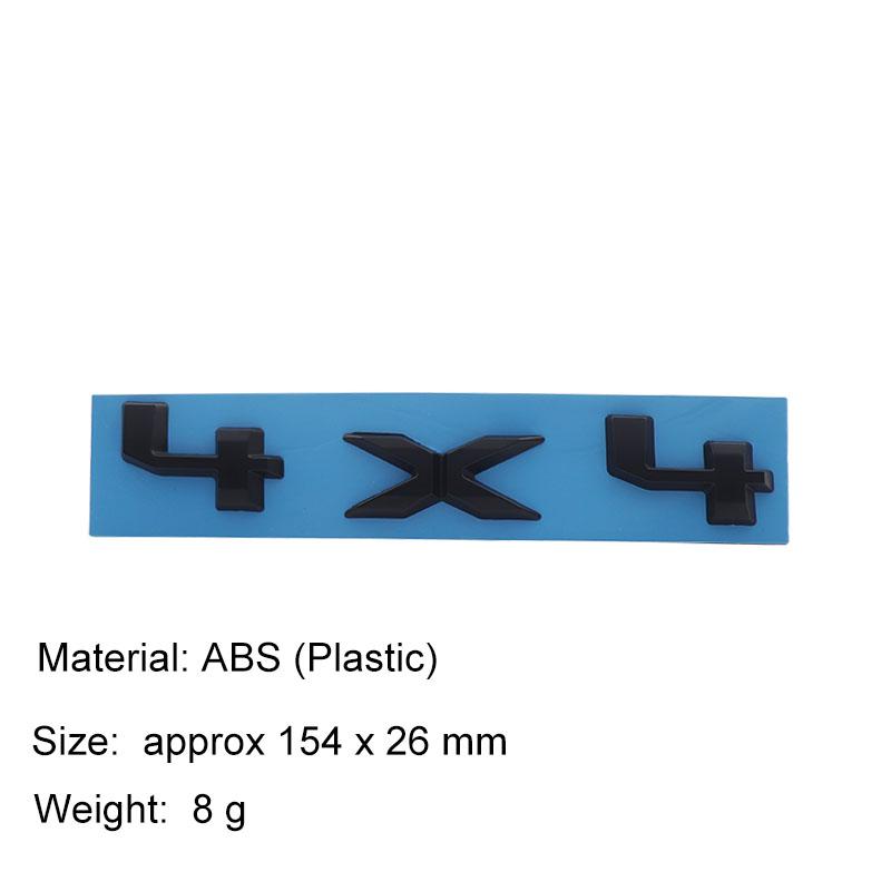 

3D Car Styling 4X4 for Ranger WILDTRAK car Hood Fender trunk Rear Bonnet Nameplate Decal Emblem Badge Sticker black