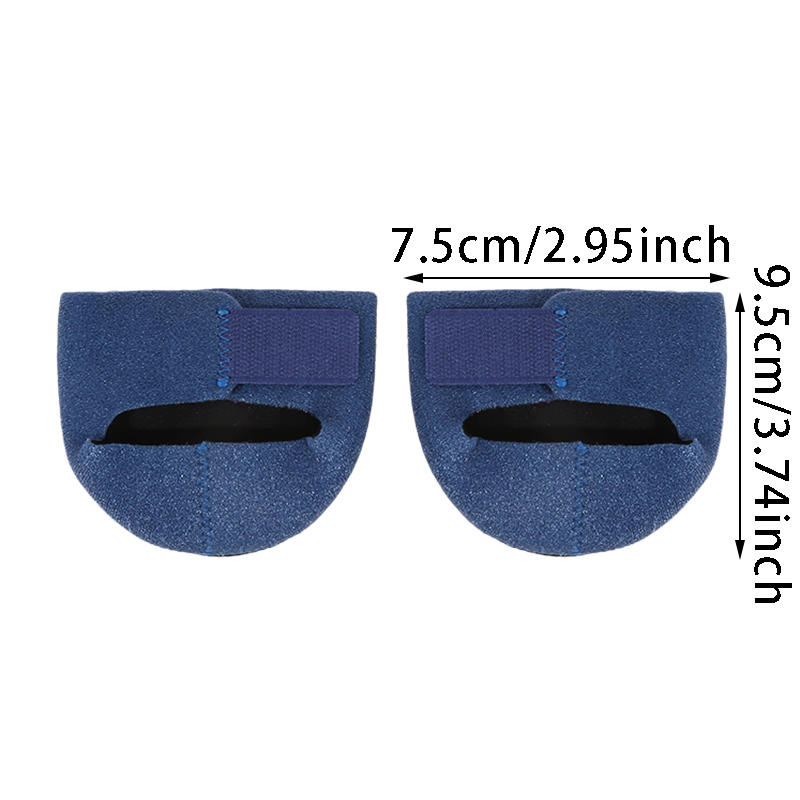 1 Pair Silicone Heel Pads Shock Absorption Relieving Leg Pressure Adjustable Straps To Prevent Slipping Insoles S/L Size